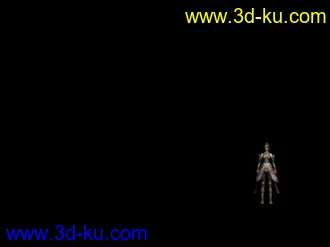 3D打印模型游戏女主角的图片