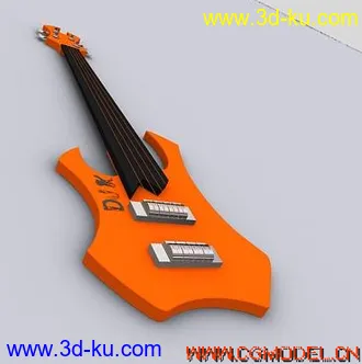 3D打印模型吉他的图片