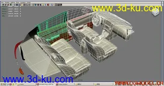 3D打印模型NISSAN TIIDA FOR MAYA2009的图片