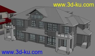 3D打印模型8个别墅中模的图片