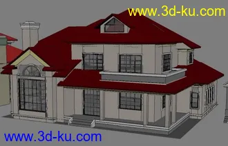 3D打印模型8个别墅中模的图片