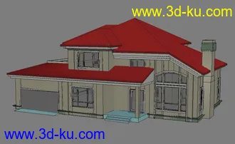 3D打印模型8个别墅中模的图片