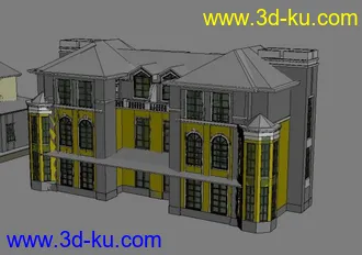 3D打印模型8个别墅中模的图片