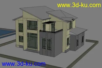 3D打印模型8个别墅中模的图片