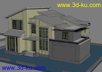 3D打印模型8个别墅中模的图片