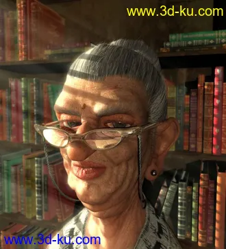 3D打印模型老奶奶的图片