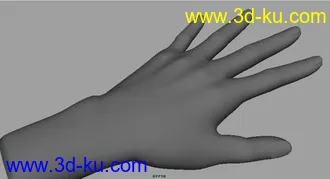 3D打印模型maya手部建模的图片