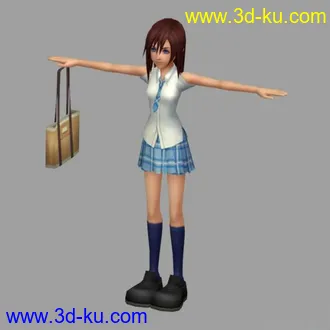 王国之心模型-Kairi01的图片