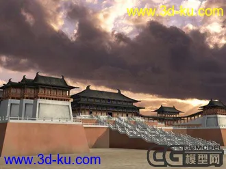 3D打印模型唐大明宫含元殿,也是一年前的东西了的图片