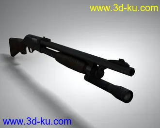 3D打印模型Left 4 Dead 猎枪 霰弹枪的图片