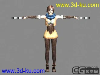 资源回报，下载的《混乱军团》的MM模型，UV整理好了的图片