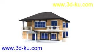 3D打印模型超好看的欧洲房子的图片