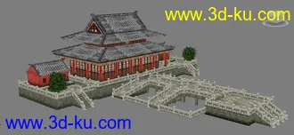 3D打印模型长寿殿的图片