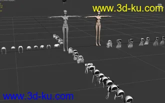 3D打印模型人工學園 男女MODEL的图片
