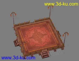 3D打印模型比武台的图片