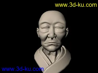 3D打印模型日本老头的图片