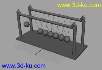 3D打印模型重力撞球的图片