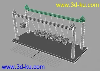 3D打印模型重力撞球的图片