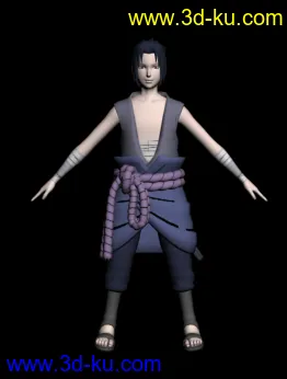 3D打印模型PS3究极风爆-火影宇智波佐助2的图片
