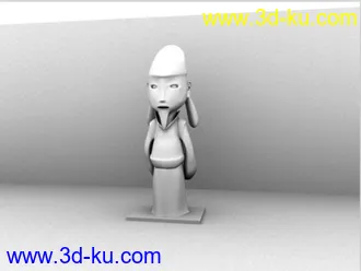 3D打印模型李白的图片