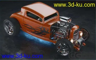 3D打印模型超精老爷车的图片