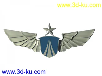 3D打印模型PLA  空军 军徽的图片