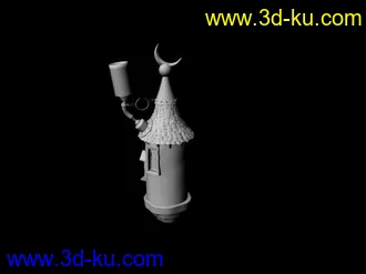 3D打印模型塔的图片