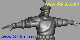 3D打印模型蒙古战士·喜欢就下载的图片