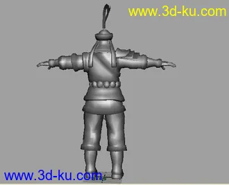 3D打印模型蒙古战士·喜欢就下载的图片