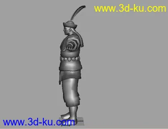 3D打印模型蒙古战士·喜欢就下载的图片