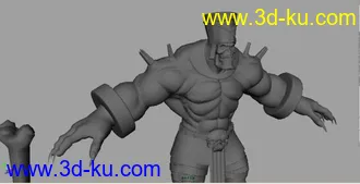 3D打印模型怪兽人的图片