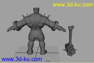 3D打印模型怪兽人的图片