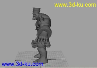 3D打印模型怪兽人的图片