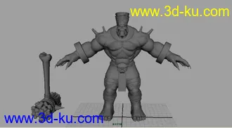 3D打印模型怪兽人的图片