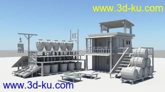 3D打印模型酒坊素模的图片