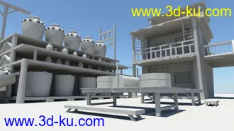 3D打印模型酒坊素模的图片