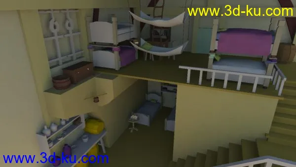 卧室小居模型的图片1