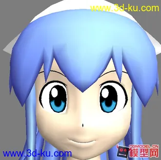 3D打印模型乌贼娘的图片