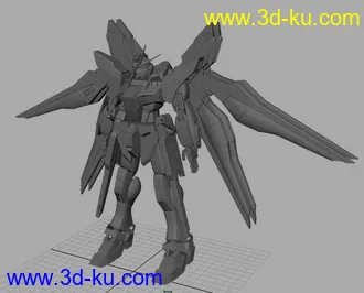 3D打印模型Strike Freedom一台的图片