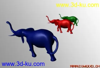 3D打印模型大象的图片