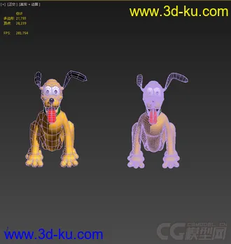 3D打印模型狗仔的图片