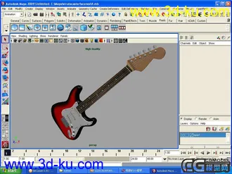 我的吉他模型 (stratocaster)的图片