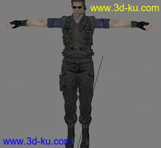 3D打印模型WII生化危机人物的图片