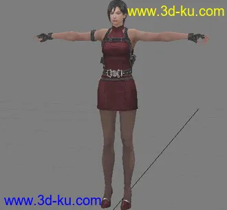 3D打印模型WII生化危机人物的图片