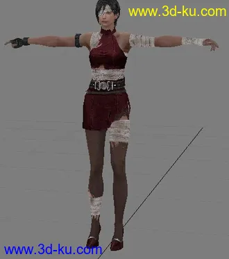 3D打印模型WII生化危机人物的图片