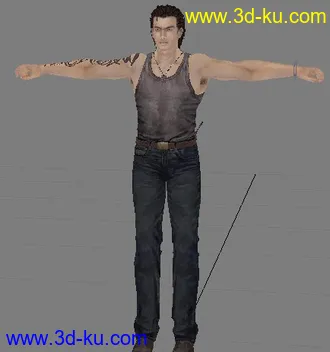 3D打印模型WII生化危机人物的图片