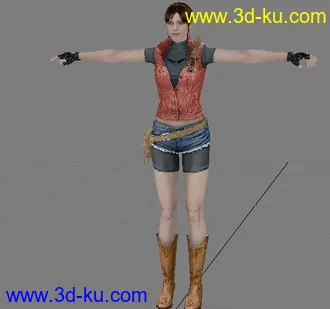 3D打印模型WII生化危机人物的图片