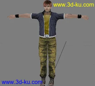 3D打印模型WII生化危机人物的图片