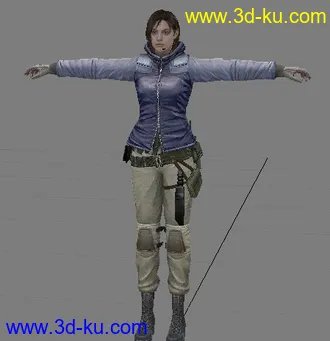 3D打印模型WII生化危机人物的图片