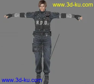 3D打印模型WII生化危机人物的图片